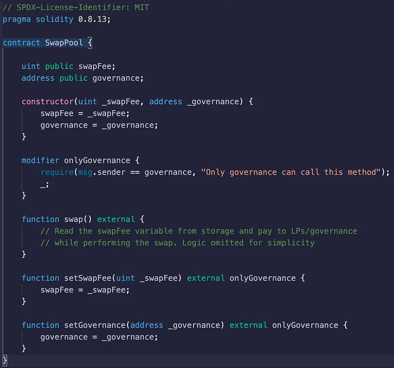 费用收集合约示例